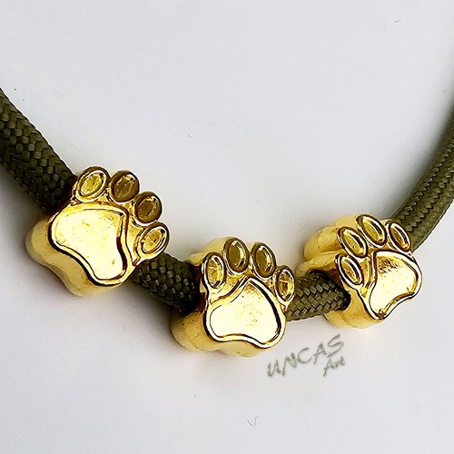 Pfote tatze hund gold - pfote,