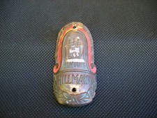 altes Oldtimer-Fahrrad Steuerkopfschild – HILLMANN - HAMBURG