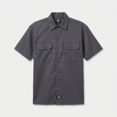 Dickies arbeitshemd grau - dickies, arbeitshemd,