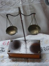 Balkenwaage Messing für den Kaufmannsladen Apotheke