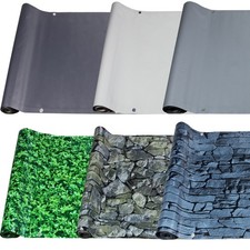 Balkonbespannung ABVERKAUF  PVC Balkonsichtschutz Windschutz Doppelseitig Blende