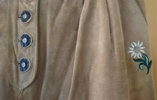 Trachten Leder Hose Damen Gr. 38 Hammerschmid neu Hellbraun