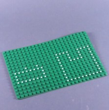 LEGO® Grundplatte Bauplatte Grün mit Häuserlinien 16x24 Polizei Haus City Garage