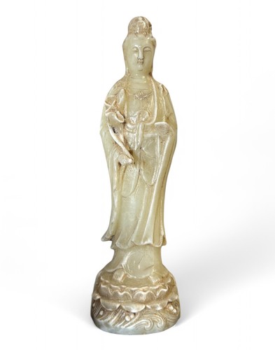 Guanyin jade buddha - buddha, figur