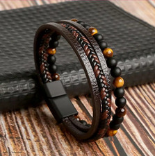 Herren Armband, Modernes Leder