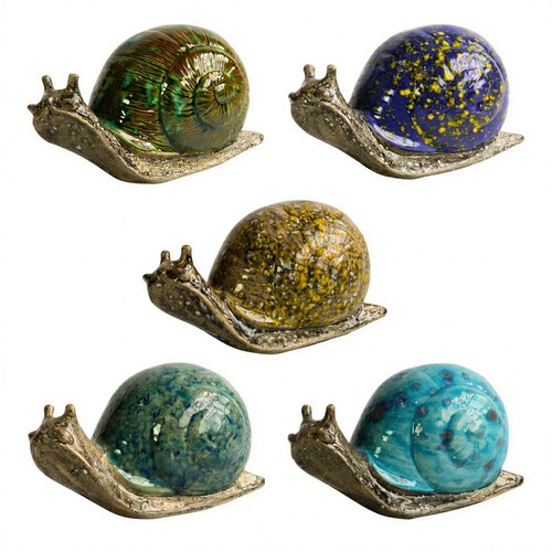 Gartenfigur schnecke aus - gartenfigur,