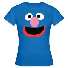 Sesamstraße Grobi Gesicht Karneval Frauen T-Shirt
