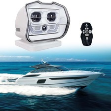 LED-Scheinwerfer Boots 360 ° Tragbarer Marine-Suchscheinwerfer Fernbedienung