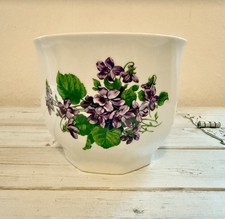 Süßer Blumentopf / Übertopf Bareuther Veilchen Vintage
