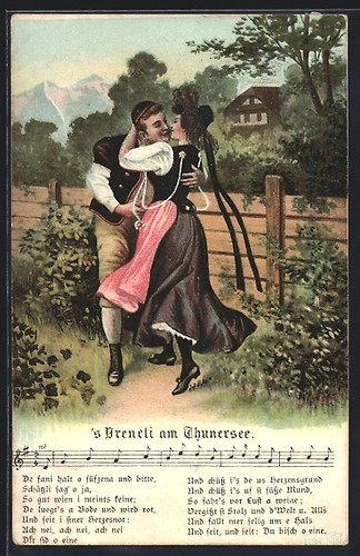 Junges paar tracht - paar,