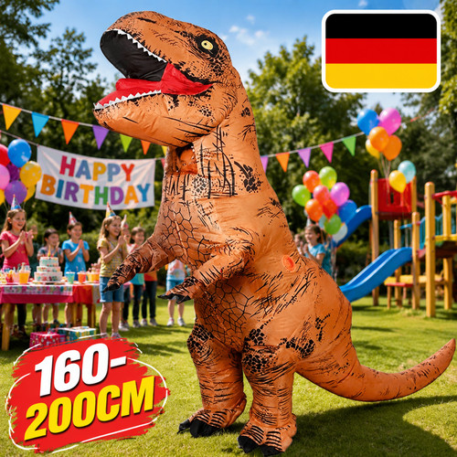 Dinosaurier kostüm aufblasbar - dinosaurier,