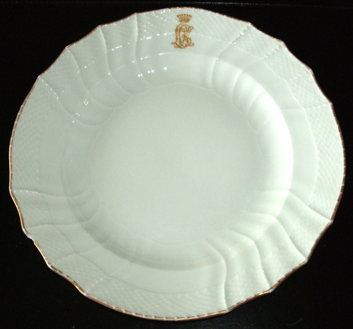 Kpm berlin teller mit goldener - kpm,
