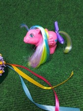 My little Pony Vintage G1 Baby Rainbow: Brightbow + 4 ribbons 1984 (China) 