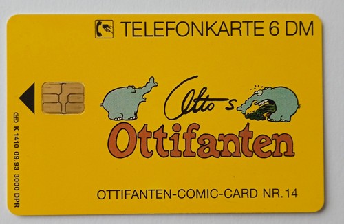 Telefonkarte comic otto s - telefonkarte,,