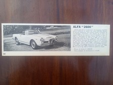 Alfa Romeo 2600 Sprint Touring Spider, Abbildung, 1967