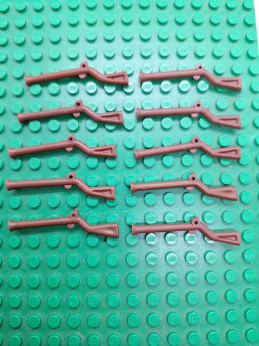 10x lego muskete waffe braun - 10x,