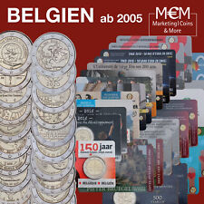 ### 2 EURO BELGIEN GEDENKMÜNZEN AB 2005 ALLE AUSGABEN LIEFERBAR ###