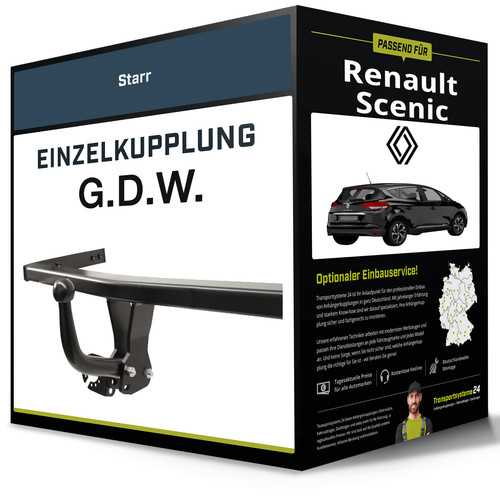Starre anhängerkupplung für - starre,