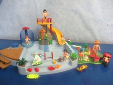 4858 Freibad Bad mit Dusche Rutsche v Figuren Zubehör City Life Playmobil 2594