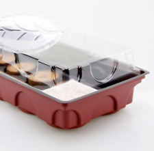 Treibhaus für 10 Pflanzen, Anzuchtkasten, Minigewächshaus,Microgreen, Fensterbnk