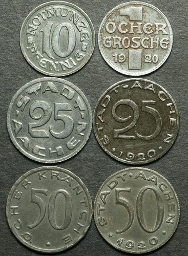 Notgeld verschiedene - notgeld:, 6