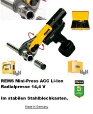 REMS Mini-Press ACC Li-Ion