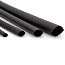 Schwarzer Schrumpfschlauch /