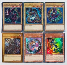 YuGiOh Karten Set Dunkler Magier 4 Versionen + Mädchen + Chaos deutsch Yugi Muto