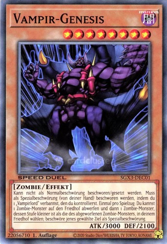 Yugioh vampir genesis - yugioh!, vampir-genesis