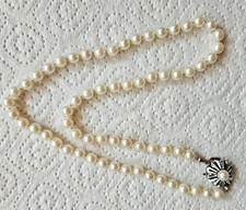 Perlenkette mit 835 Silberverschluss