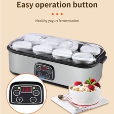 Joghurtmaschine mit digitalem Timer und Temperaturregelung für Sahnepudding