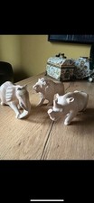 Afrikanische Tierfiguren aus Stein  