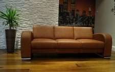 Echtleder 3 er Sofa OSLO Echt