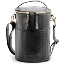 muud Leder-Tasche SATURN XL schwarz - Limited Edition