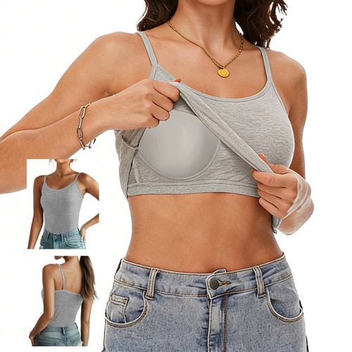 Damen tank top mit regal - mit, bh