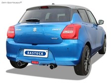 Bastuck Duplex Sportauspuffanlage ab Kat Suzuki Swift 5 AZ 1.2l je 90mm gerollt