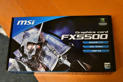 Msi fx5500 d256h agp - agp, 256