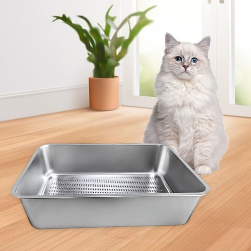 Katzenstreubox edelstahl - katzenstreubox,