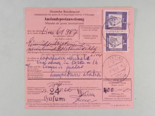 Bund auslands postanweisung - bund, auslands-postanweisung
