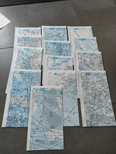 Sammlung original Flugkarten
