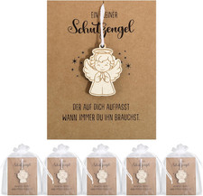 5 Set Schutzengel Holz