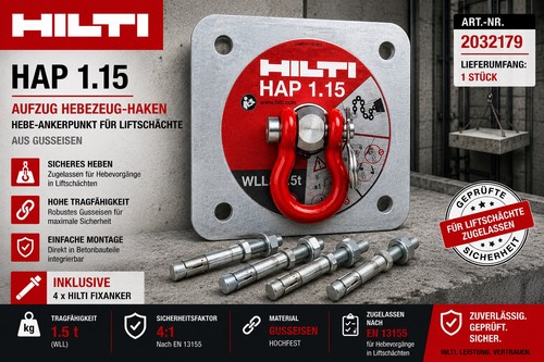 Hilti hap hebezeug haken - hap, hebezeug-haken