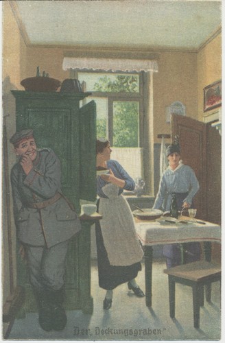 Der deckungsgraben - ak,