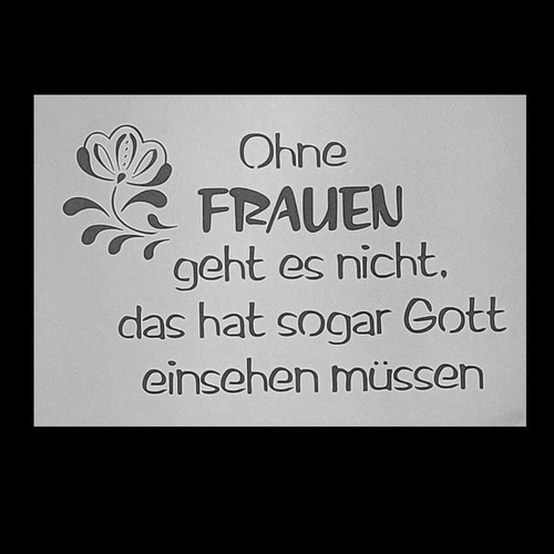 Schablone für