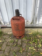 Propan Gasflasche 11kg leer mit Gummikappe DDR Zeiten Camping Basteln Kunst Leer