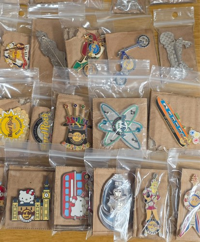Hard rock cafe pins - rock,