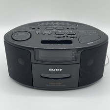 Sony ICF-CS660 Dream Machine Mega Bass Musik Tape/Dual Alarm Radio Wecker LESEN