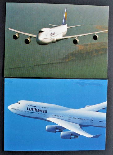 Postkarte flugzeug boeing - ak,