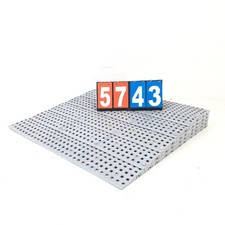 Rollstuhlrampe Rollstuhl Türschwellenrampe Rollator Auffahrrampe 75 x 76 x 9,5