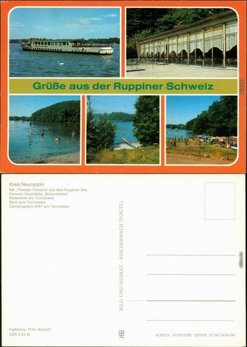Neuruppin theodor fontane - neuruppin, ms